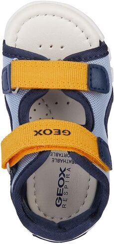 Geox Boy's Sandals Lupidoo 5, Lite Navy/Yellow, 7 Toddler in Saudi Arabia