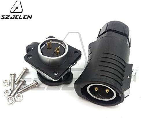 SZJELEN XHP20 30A IP67 2Pin Waterproof Aviation Cable Connector Plug and Socket,LED Light Power Cable Connector,Fit RV Solar Port (2Pin, Plug Male &Socket Female) in Saudi Arabia
