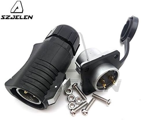 SZJELEN XHP20 30A IP67 2Pin Waterproof Aviation Cable Connector Plug and Socket,LED Light Power Cable Connector,Fit RV Solar Port (2Pin, Plug Male &Socket Female) in Saudi Arabia