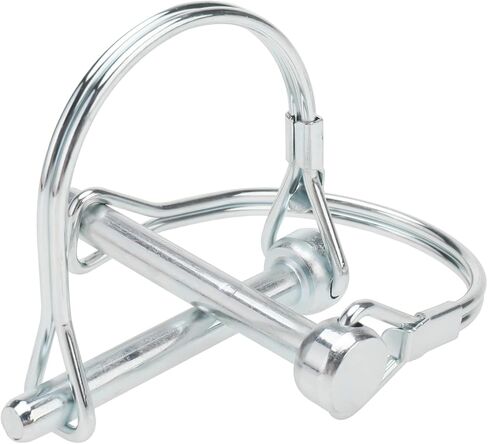 دبوس وصلة المقطورة من AuInn، دبابيس قفل السلك، دبوس وصلة الأمان، دبوس مقطورة مقوسة بقطر 6 مم × 50 مم لحديقة المزرعة (10) in Kuwait