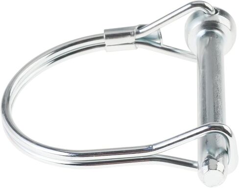 دبوس وصلة المقطورة من AuInn، دبابيس قفل السلك، دبوس وصلة الأمان، دبوس مقطورة مقوسة بقطر 6 مم × 50 مم لحديقة المزرعة (10) in Kuwait