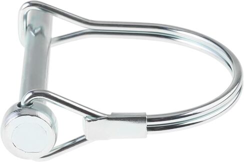 دبوس وصلة المقطورة من AuInn، دبابيس قفل السلك، دبوس وصلة الأمان، دبوس مقطورة مقوسة بقطر 6 مم × 50 مم لحديقة المزرعة (10) in Kuwait