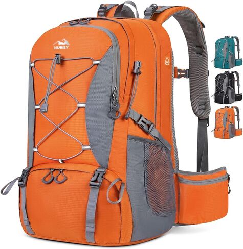 NUBILY 50L Hiking Backpack Waterproof Camping Backpack for Men Women Lightweight HIking Daypack Outdoor Travel Daypack in Saudi Arabia