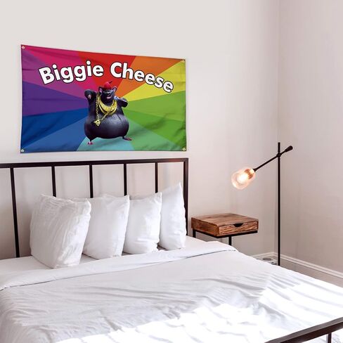 MURCAL Big Cheese Meme Tapestry 3 * 5FT Banner Flag For Room College Decor Room Backdrop Poster Fashion Art Home Decor in Saudi Arabia