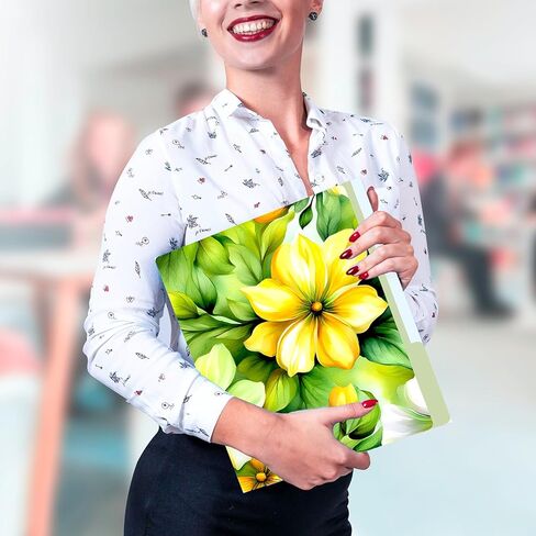 PARTH IMPEX 12 Pack Decorative File Folders, 1/3 Cut Tab with Assorted Positions, Letter Size Paper Holders (9.37" x 11.75") Matte Finish Laminated for Office School Work - Inspirational Quotes Design in Kuwait