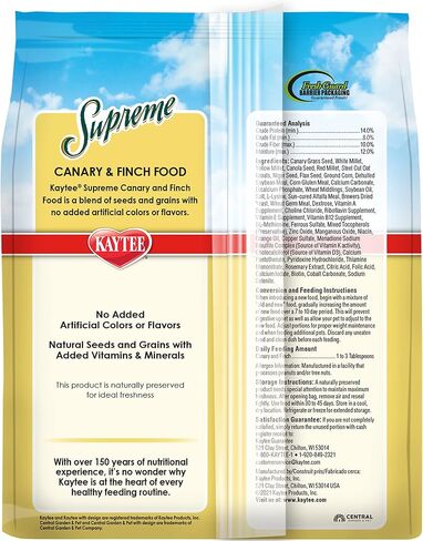 Kaytee Supreme Canary & Finch Food 2lb in Saudi Arabia