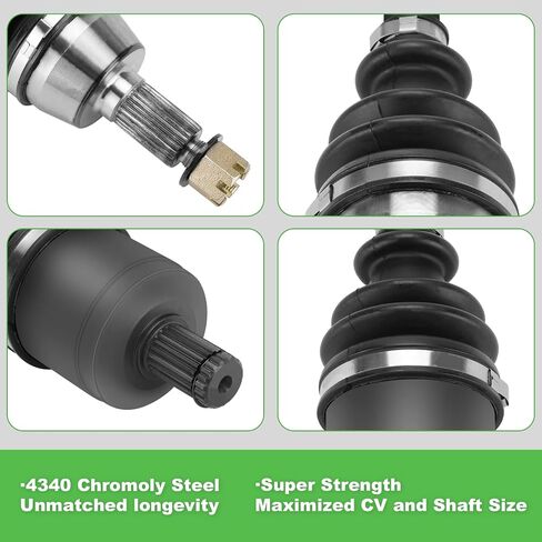 Front Left Right CV Axle Shaft for Polaris Ranger 900 Crew 2014-2019, RZR S 800 2009-2014, Ranger Crew 1000 EPS 2020, Ranger 570 Crew Full-Size 2015 for 1332637 in Saudi Arabia