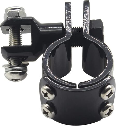 YHMOTO Motorcycle Foot Peg Clamps Highway Pegs Mount Kit 1.25" Crash Bars Footpeg Engine Guard Mounting Brackets Fit for Harley Davidson Honda Yamaha Suzuki Kawasaki in Saudi Arabia