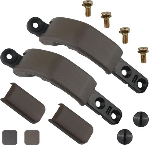 مجموعة قفل مزلاج النافذة الخلفية من Osompar الجانب الأيسر/الأيمن متوافق مع 1995-2001 Toyota Tacoma 1994-1999 Toyota T100 يستبدل 62910-35010-B2 رمادي in Kuwait