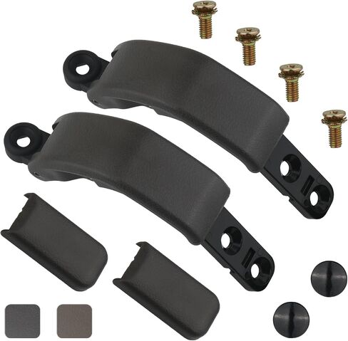 مجموعة قفل مزلاج النافذة الخلفية من Osompar الجانب الأيسر/الأيمن متوافق مع 1995-2001 Toyota Tacoma 1994-1999 Toyota T100 يستبدل 62910-35010-B2 رمادي in Kuwait