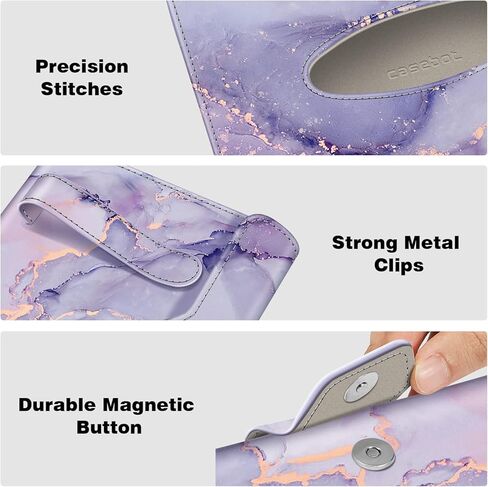 CaseBot Car Visor Tissue Holder, Sun Visor Napkin Holder, Mask Holder for Car, PU Leather Backseat Tissue Box for Car Truck SUV, Blooming Hibiscus in Saudi Arabia