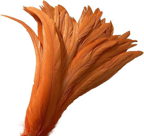 20 PCS 14-16 inch Natural Rooster CoqueTail Feathers for Stage Performance and Costume Decoration, Halloween Carnival (Dark Green) in Saudi Arabia