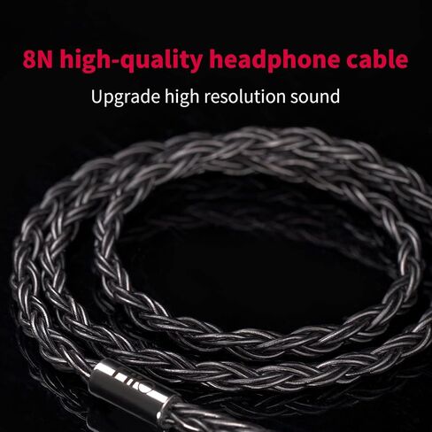 كابل سماعة الرأس FiiO LC-RDPro ترقية 3.9FT عالي الدقة MMCX يأتي مع مقابس قابلة للتبديل 2.5/3.5/4.4 مم in Kuwait
