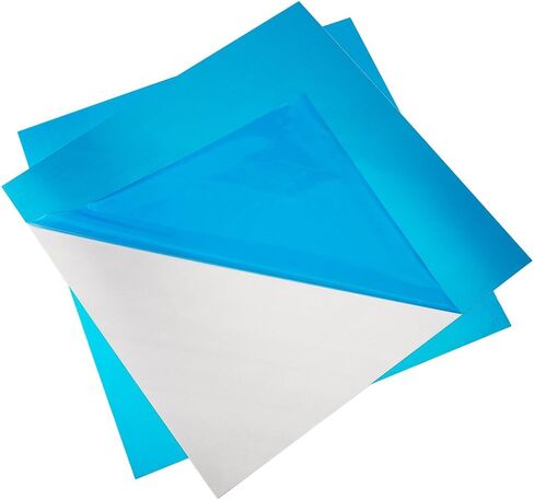 لوحة ألومنيوم PH PandaHall 5052 H32 مقاس 11.8 × 11.8 بوصة، صفائح ألومنيوم مسطحة بسمك 0.8 مم مغطاة بطبقة واقية، قطعتان من الألواح المعدنية المربعة لصياغة الإصلاح الصناعي in Kuwait