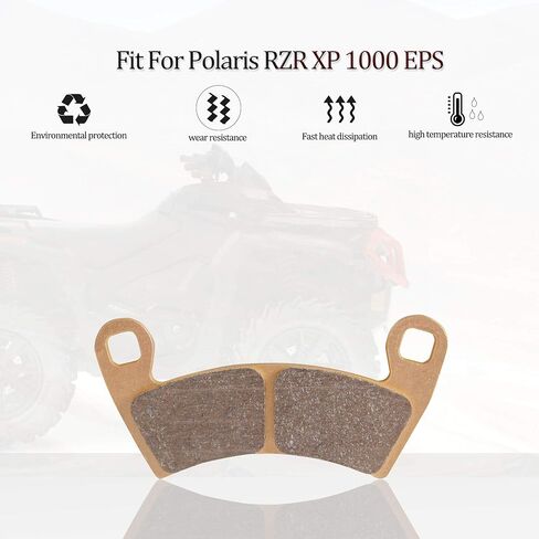 RANSOTO RZR 1000 Sintered Metal Brake Pads, 4 Sets Front and Rear Compatible with RZR XP 1000 EPS 2014 2015 2016 2017 2018 2019 2020 in Saudi Arabia