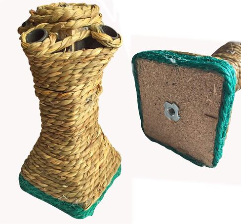 Hamiledyi Pet Fun Bunny Chew Toy Rattan Grass Scratcher Rabbit Enrichment Toy Climbing Play Carrot Digging Toys for Bunnies Rabbits Guinea Pigs Parrots Ferret Hedgehog Squirrel and Other Rodents in Saudi Arabia