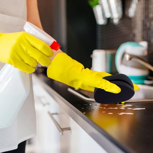 عبوة إسفنجة دائرية لشمع السيارة من Xrkuu، 3.15 × 1.93 بوصة، إسفنجات طلاء دائرية للفنان 4 قطع 4 ألوان مع حقيبة شبكية ذات شعاع أسود لإزالة الشعر بالشمع، والتنظيف، والفنون، والحرف اليدوية، والمطبخ - أزرق داكن، أصفر، أسود، أحمر in Kuwait