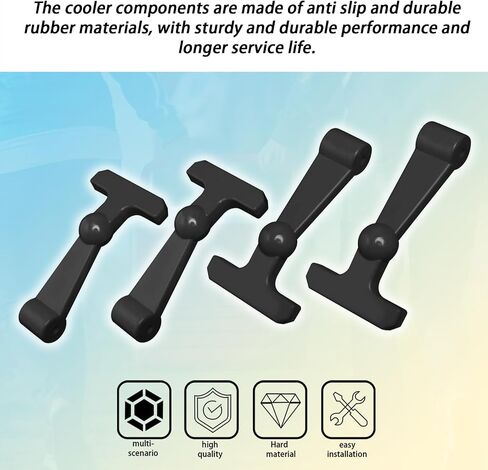 4 Pack Heavy Duty Cooler Latches Compatible with YETI RTIC Coolers in Saudi Arabia