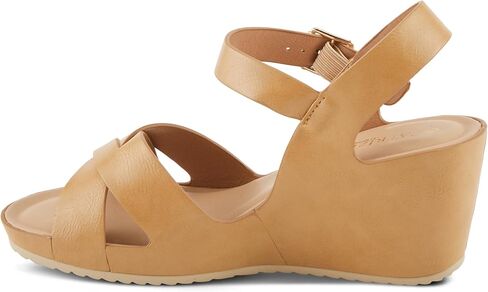 PATRIZIA Women's LYRIC Cross-Strapped Wedge Sandals in Saudi Arabia