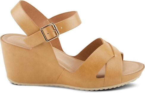 PATRIZIA Women's LYRIC Cross-Strapped Wedge Sandals in Saudi Arabia