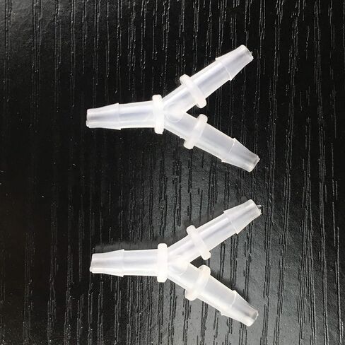 autoBbox PP Polypropylene Equal Barb Y Tee 1/8 Inch Inch Hose ID Plastic Fitting Connector Boat Water Air Aquarium O2 Fuel for 1/8 ID Hose Pack of 2 in Saudi Arabia