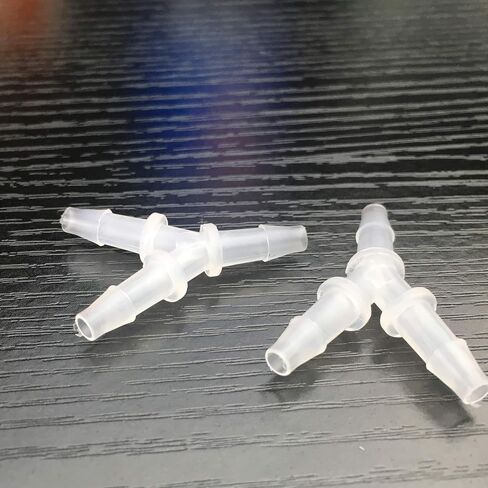 autoBbox PP Polypropylene Equal Barb Y Tee 1/8 Inch Inch Hose ID Plastic Fitting Connector Boat Water Air Aquarium O2 Fuel for 1/8 ID Hose Pack of 2 in Saudi Arabia