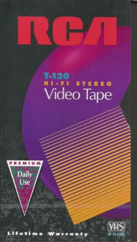 أشرطة فيديو RCA T120 عالية الجودة VHS عالية الجودة (3 قطع) in Saudi Arabia
