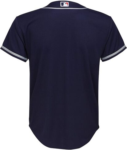 Outerstuff Atlanta Braves MLB Kids Youth 4-20 Navy Alternate Team Jersey in Saudi Arabia