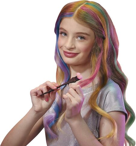 Rainbow High Salon Playset with Rainbow of DIY Washable Hair Color Foam for Kids and Dolls - Doll Not Included in Saudi Arabia