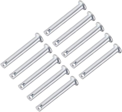 uxcell Single Hole Clevis Pins,5mm x 35mm Flat Head Zinc-Plating Steel 10 Pcs in Saudi Arabia