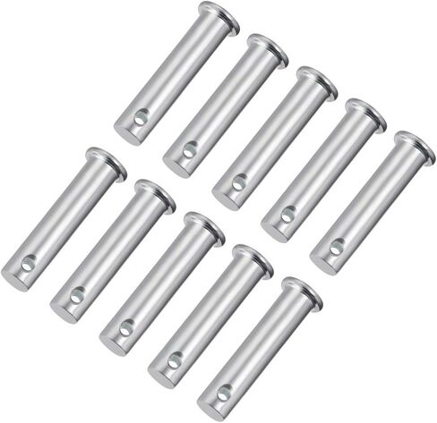 uxcell Single Hole Clevis Pins,5mm x 35mm Flat Head Zinc-Plating Steel 10 Pcs in Saudi Arabia
