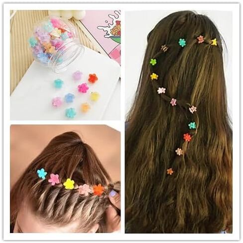 540PCS Cute Baby Girls Hair Clips and Hair Ties Gift Set, Hair Bows, Hair Clips and Hair Ties Rainbow Flower Butterfly Styling Set for Babies Newborn Infant Toddlers Little Kids Girls in Kuwait