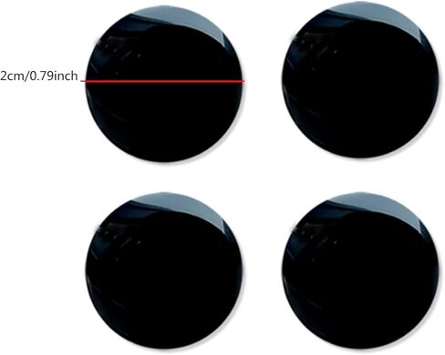 8Pcs Black Car Door Lock Keyhole Cover Trim Sticker Universal Keyhole Decal Protector Sticker Car Accessories Key Socket Decoration Decal Automotive Door Entry Guard Car Interior Accessories in Saudi Arabia