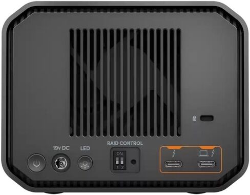 SanDisk Professional 24 تيرابايت G-RAID Mirror 2-Bay RAID Array للنسخ الاحتياطي للبيانات وتخزينها - اتصال Thunderbolt 3 - حاوية محرك مزدوج مع حزمة RAID للأجهزة مع PRO-Blade SSD Mag 1 تيرابايت (عنصران) in Kuwait