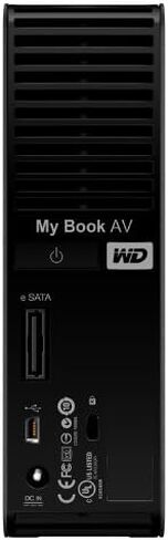 WD 1TB My Book AV DVR Expander External Hard Drive - USB 2.0 - WDBABT0010HBK-NESN in Saudi Arabia