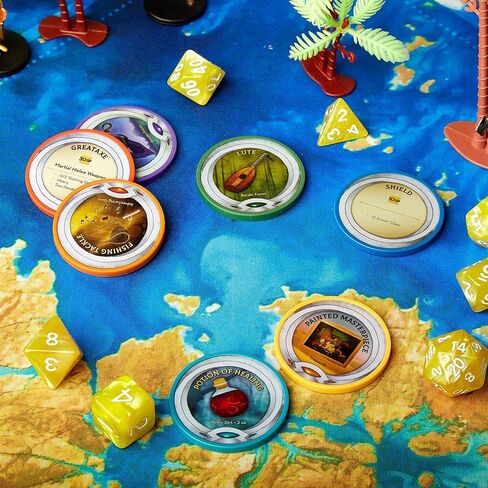 The Master's Vault: 150 D&D Quick Reference Item Cards or Item Tokens from 5E Player's Handbook - Illustrated TTRPG Weapons, Armors, Spellcasting Focuses, and More – D&D Accessories (Cards 4-pack) in Kuwait