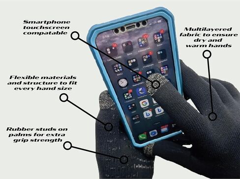 Waterproof Gloves Desgined for Warmth and Durability Perfect for Walking, Running, Fishing, Hunting, Hiking, and Skiing in Saudi Arabia