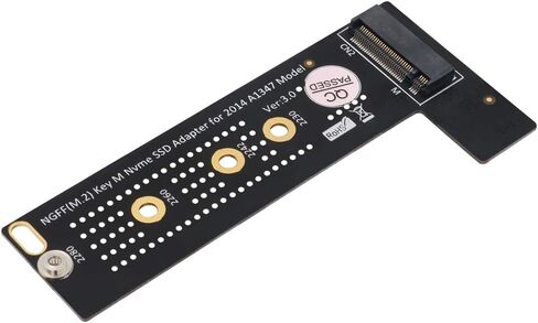 PCI-E x4 x2 M.2 NGFF M-Key NVME AHCI SSD Converter Card Adapter Raiser for 2014 MacBook Mini A1347 MEGEN2 MEGEM2 MEGEQ2 NVME SSD in Saudi Arabia