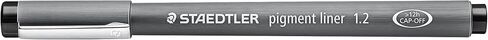 Staedtler Pigment Liner, Fineliner Pen for Drawing, Drafting, Journaling, 1mm, Black, 308 10-9 in Saudi Arabia