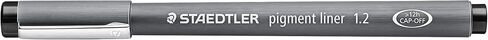 Staedtler Pigment Liner, Fineliner Pen for Drawing, Drafting, Journaling, 1mm, Black, 308 10-9 in Saudi Arabia