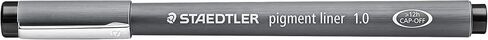 Staedtler Pigment Liner, Fineliner Pen for Drawing, Drafting, Journaling, 1mm, Black, 308 10-9 in Saudi Arabia