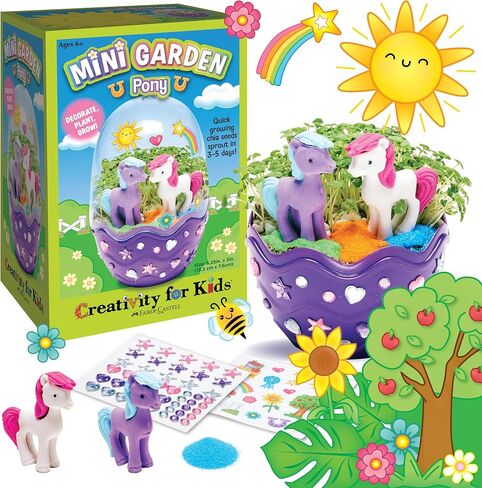 Creativity for Kids Mini Garden: Axolotl Terrarium - STEM Science Kit for Kids, Axolotl Arts and Crafts for Kids, Kids Gifts Stocking Stuffers and DIY Girls Toys Age 6-8+ in Saudi Arabia