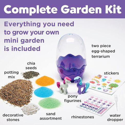 Creativity for Kids Mini Garden: Axolotl Terrarium - STEM Science Kit for Kids, Axolotl Arts and Crafts for Kids, Kids Gifts Stocking Stuffers and DIY Girls Toys Age 6-8+ in Saudi Arabia