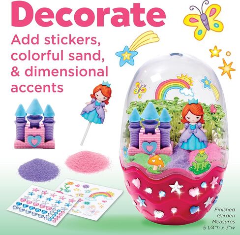 Creativity for Kids Mini Garden: Axolotl Terrarium - STEM Science Kit for Kids, Axolotl Arts and Crafts for Kids, Kids Gifts Stocking Stuffers and DIY Girls Toys Age 6-8+ in Saudi Arabia