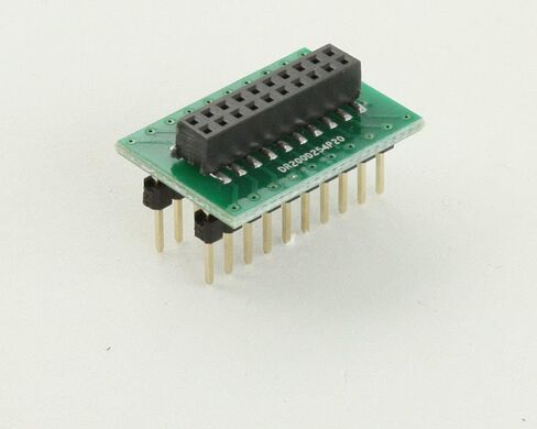 Proto-Advantage DR200D254P20F Dual Row 2.00mm Pitch 20-Pin Female Header to DIP-20 Adapter in Saudi Arabia