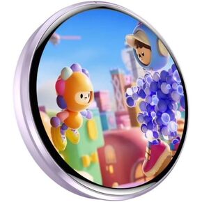 Ai Customizable Mini Digital Photo Frame Button Badge 1.89", LED Electronic Pin with Touch Control, Display Photos, GIFs & Animations in Saudi Arabia