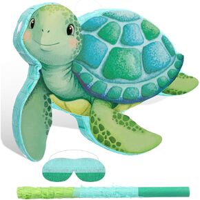 Frog Pinata Frog Party Supplies Frog Pinata with Blindfold and Bat Frog Birthday Party Favors Decorations for Boys Girls Kids Birthday Party Supplies Toys, 15 x 13 x 3.2 Inch in Kuwait