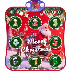 Dance Mats for Girls 4-8, Electronic Dance Mats with LED Light & Wireless Bluetooth, Kids Dance Mat, Girls Dance Mat, Dancing Mat, Music Dance Toy with 3 Game Modes, Develops Hand-Eye Coordination in Saudi Arabia