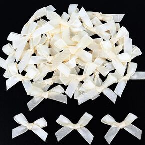 50Pcs 1Inch Mini Ribbon Red Bows for Crafts Gift Wrapping, Small Tiny Gift Premade Bow Decor for Women Hair Clip Party Bags Cake, Ribbon Bow for Valentine New Year Thanksgiving Birthday in Saudi Arabia