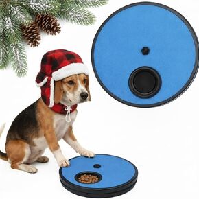 Dog Nail Scratch Board with 2 Knobs (Training & Daily) - Stress Free Dog Nail File Board for Anxiety - Interactive Cognitive Puzzle Toy & Treat Dispenser Alternative to Clippers in Kuwait